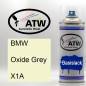 Preview: BMW, Oxide Grey, X1A: 400ml Sprühdose, von ATW Autoteile West.